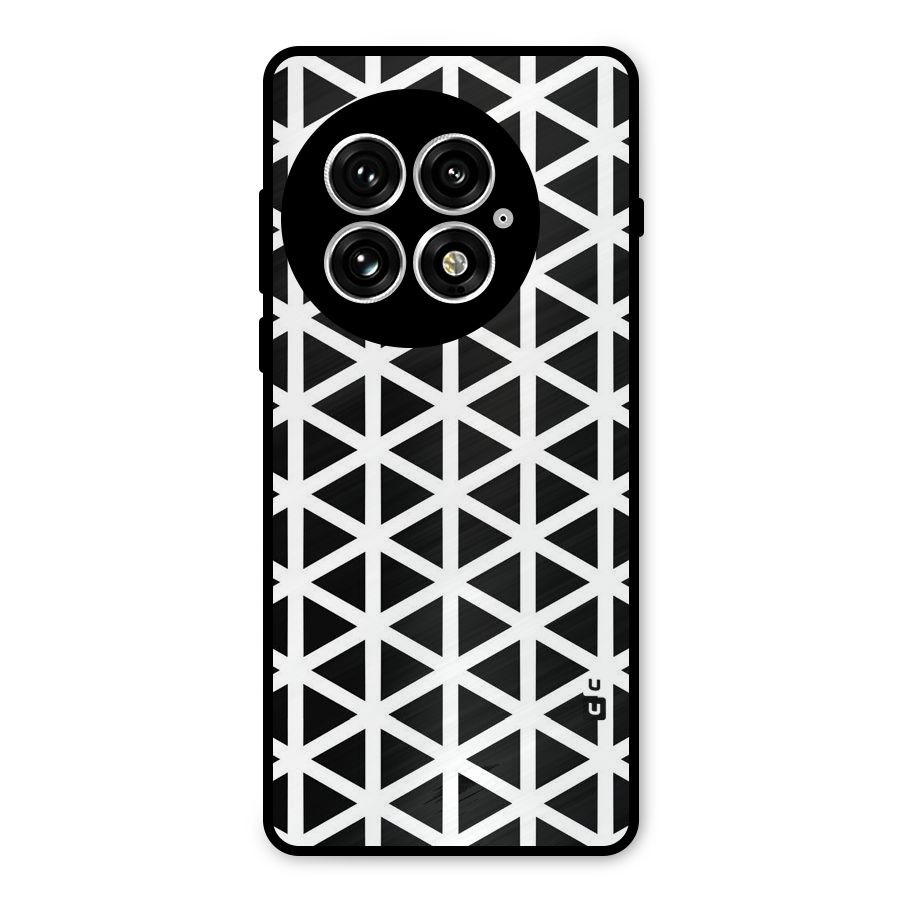 Abstract Geometry Maze Metal Back Case for OnePlus 13