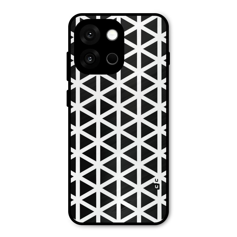 Abstract Geometry Maze Metal Back Case for OnePlus 13s