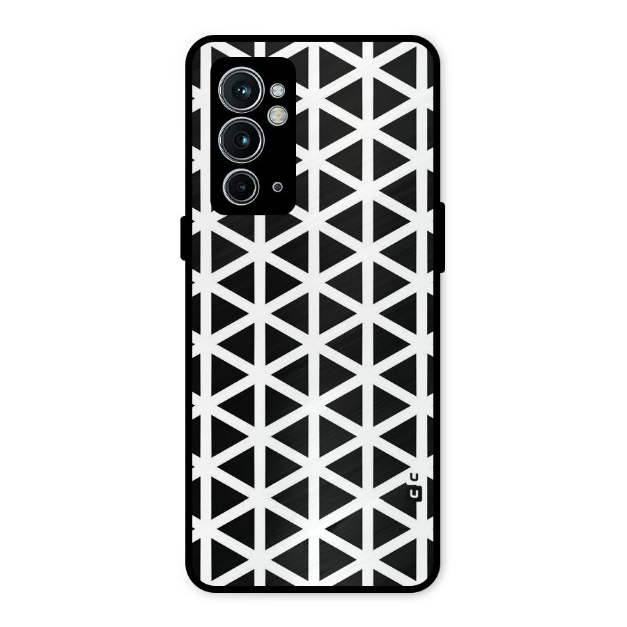 Abstract Geometry Maze Metal Back Case for OnePlus 9RT 5G