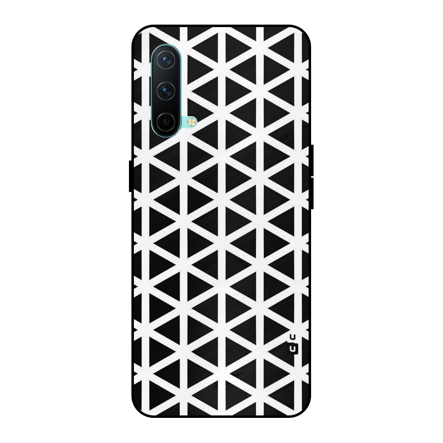 Abstract Geometry Maze Metal Back Case for OnePlus Nord CE 5G