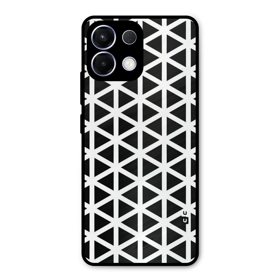 Abstract Geometry Maze Metal Back Case for Oppo K13