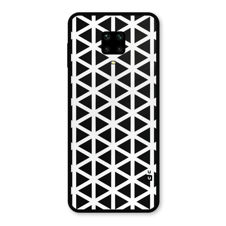 Abstract Geometry Maze Metal Back Case for Poco M2 Pro
