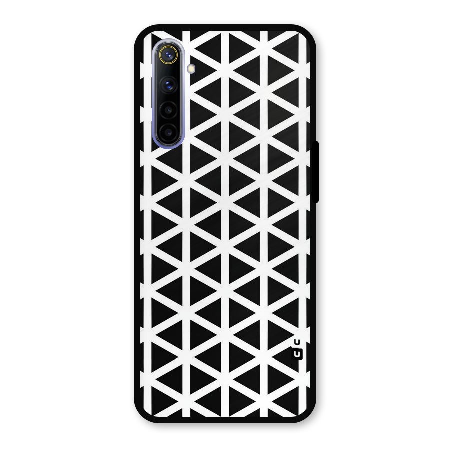 Abstract Geometry Maze Metal Back Case for Realme 6
