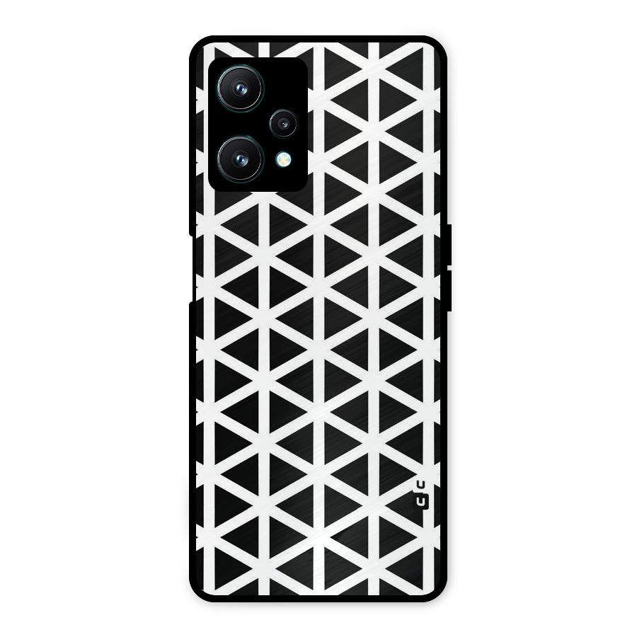 Abstract Geometry Maze Metal Back Case for Realme 9 Pro 5G
