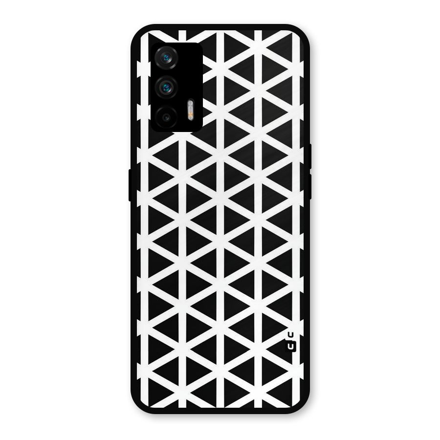 Abstract Geometry Maze Metal Back Case for Realme GT 5G