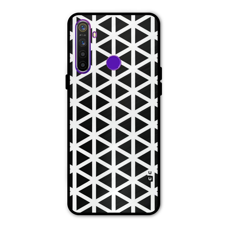 Abstract Geometry Maze Metal Back Case for Realme Narzo 10