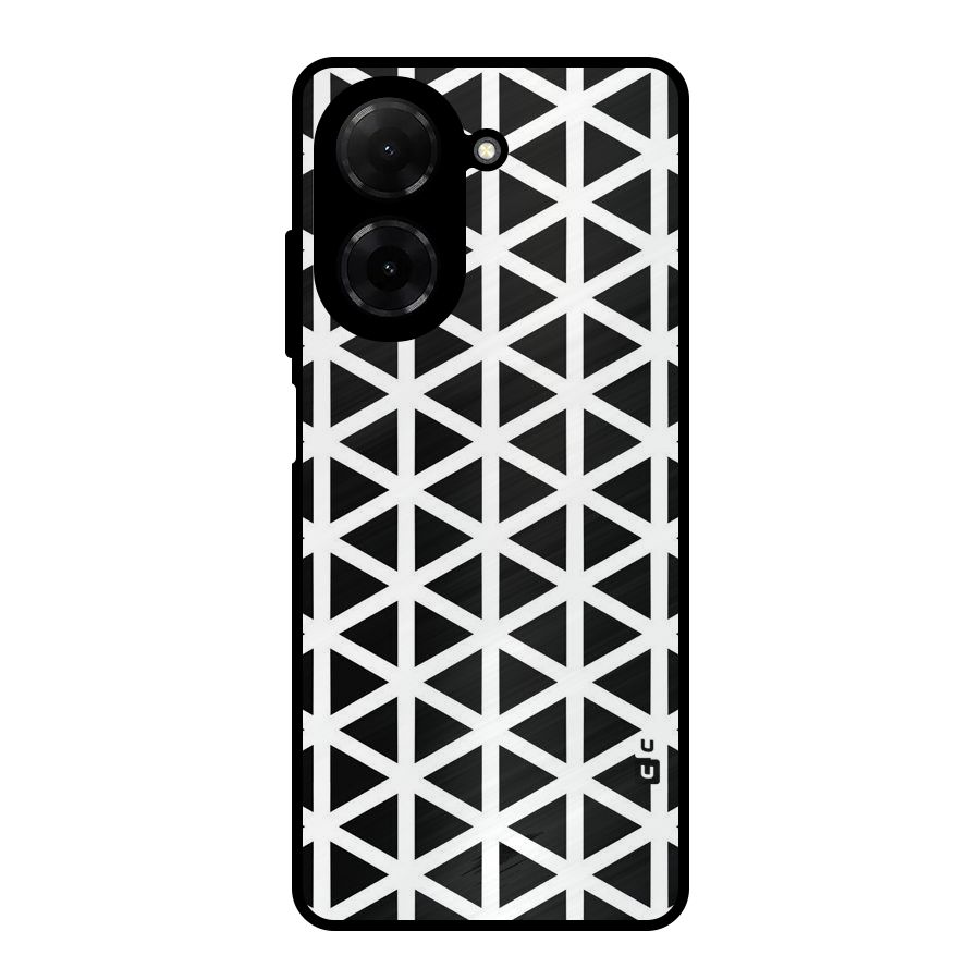 Abstract Geometry Maze Metal Back Case for Redmi A5 4G