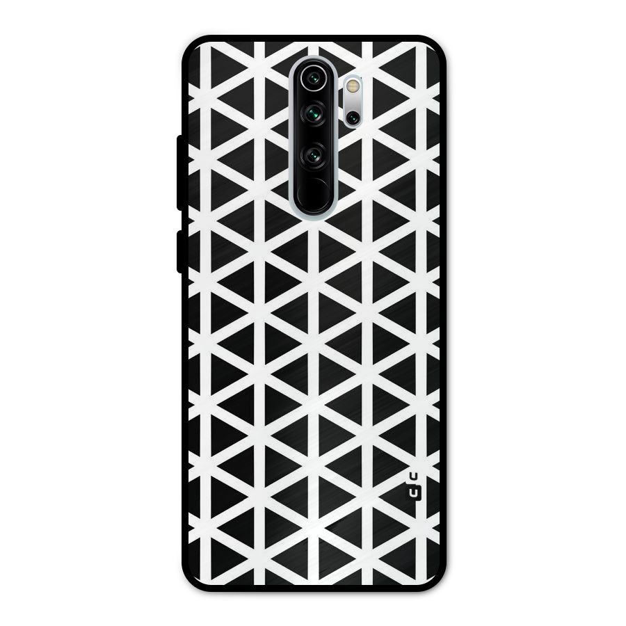 Abstract Geometry Maze Metal Back Case for Redmi Note 8 Pro