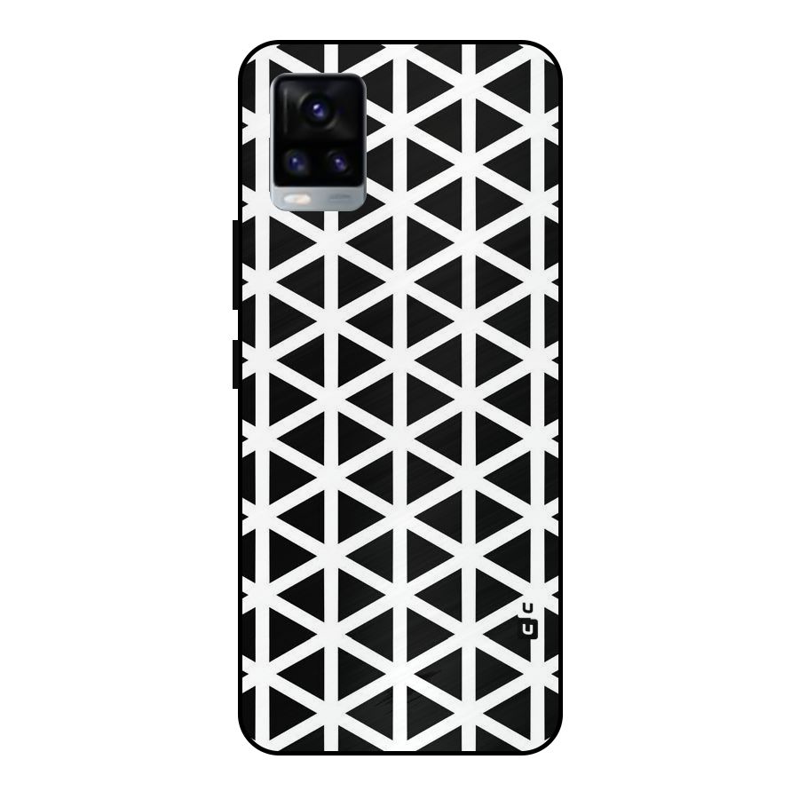 Abstract Geometry Maze Metal Back Case for Vivo V20