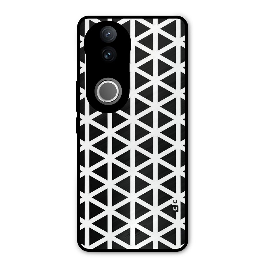 Abstract Geometry Maze Metal Back Case for Vivo V50