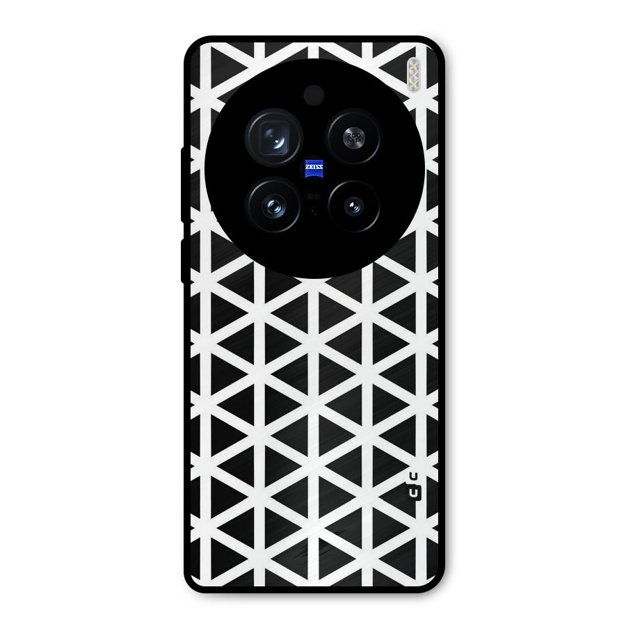 Abstract Geometry Maze Metal Back Case for Vivo X200 Pro