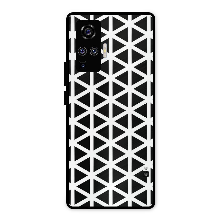 Abstract Geometry Maze Metal Back Case for Vivo X50 Pro