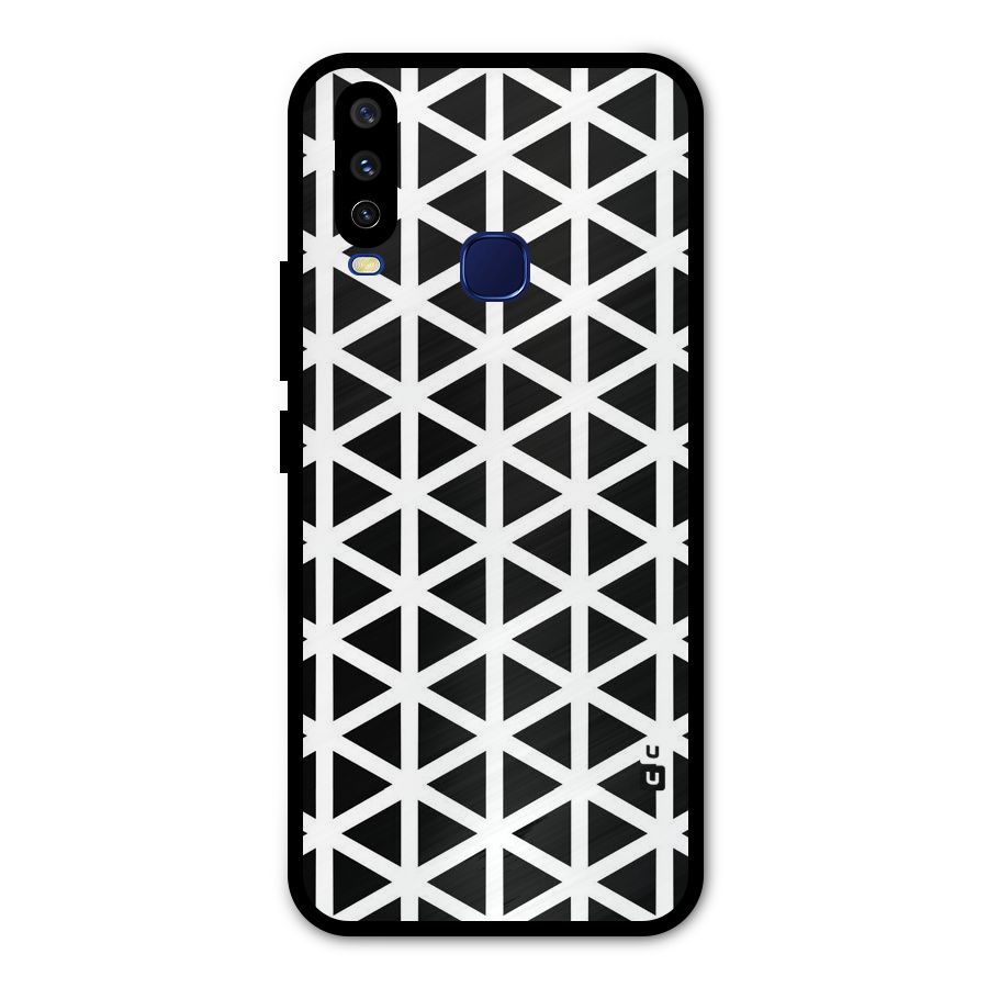 Abstract Geometry Maze Metal Back Case for Vivo Y15