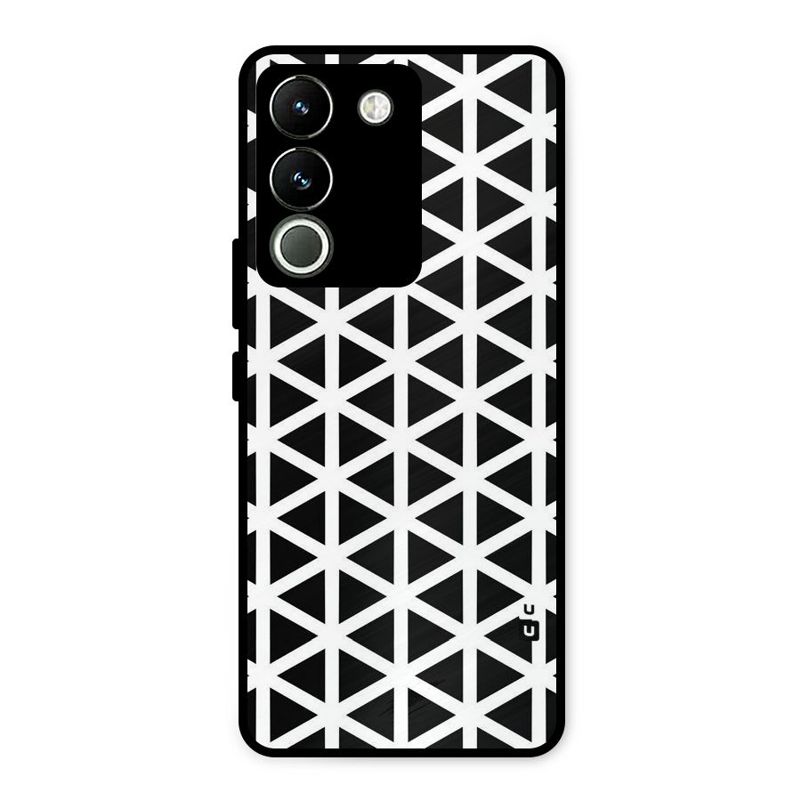 Abstract Geometry Maze Metal Back Case for Vivo Y200