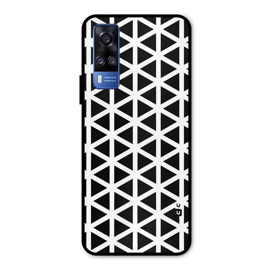 Abstract Geometry Maze Metal Back Case for Vivo Y51A