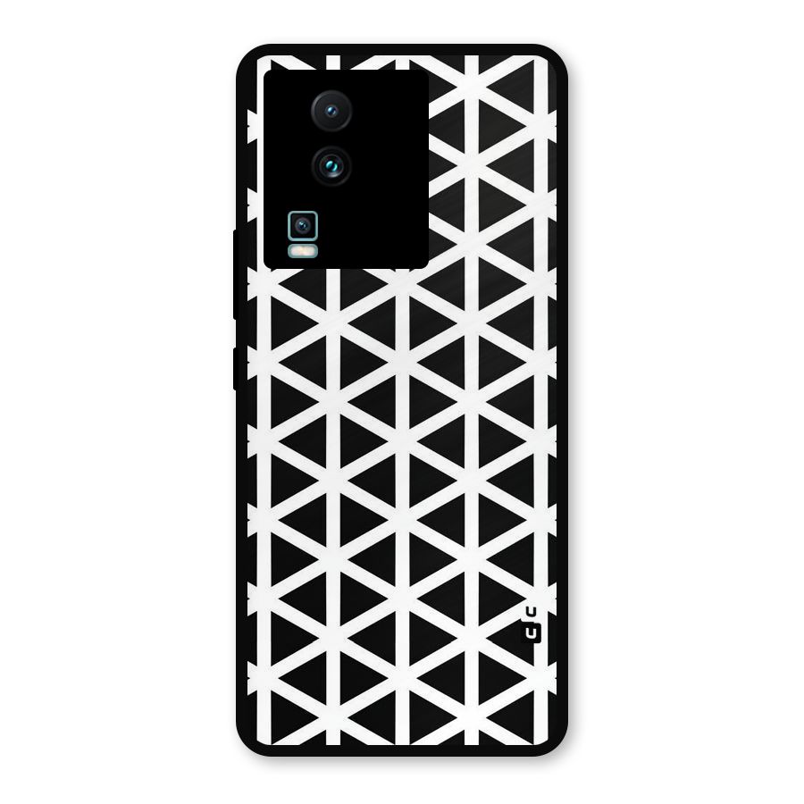 Abstract Geometry Maze Metal Back Case for iQOO Neo 7 Pro