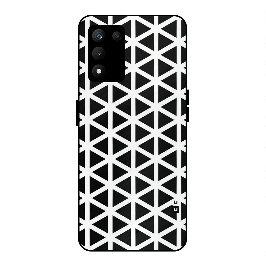 Abstract Geometry Maze Metal Back Case for realme 9 5G SE