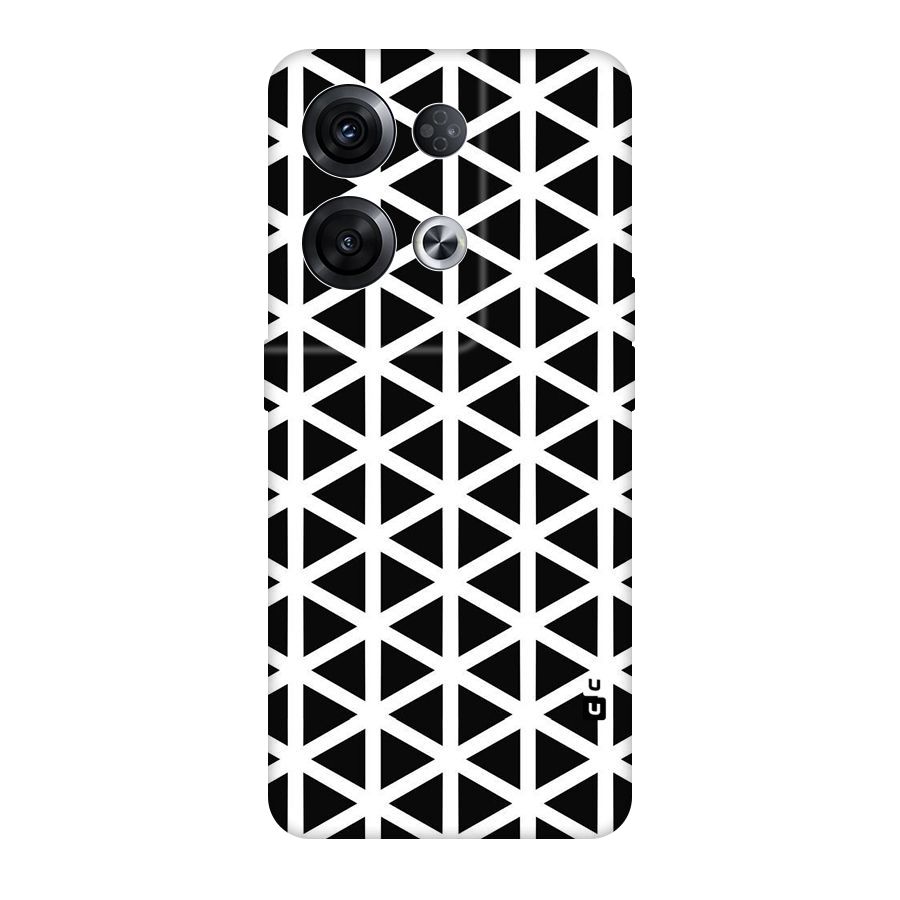 Abstract Geometry Maze Original Polycarbonate Back Case for Oppo Reno8 Pro 5G