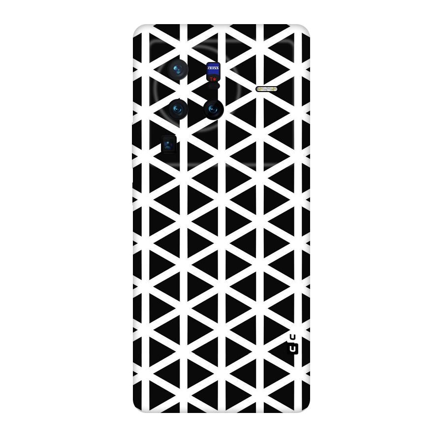 Abstract Geometry Maze Original Polycarbonate Back Case for Vivo X80