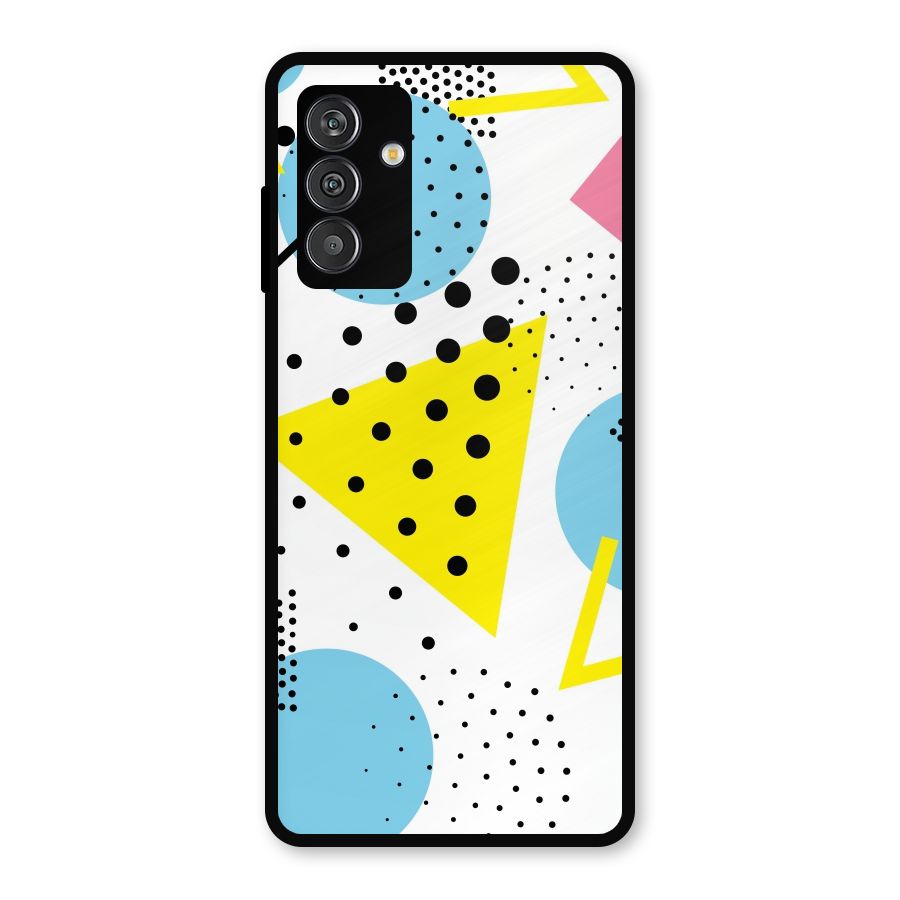 Abstract Geometry Metal Back Case for Galaxy F13