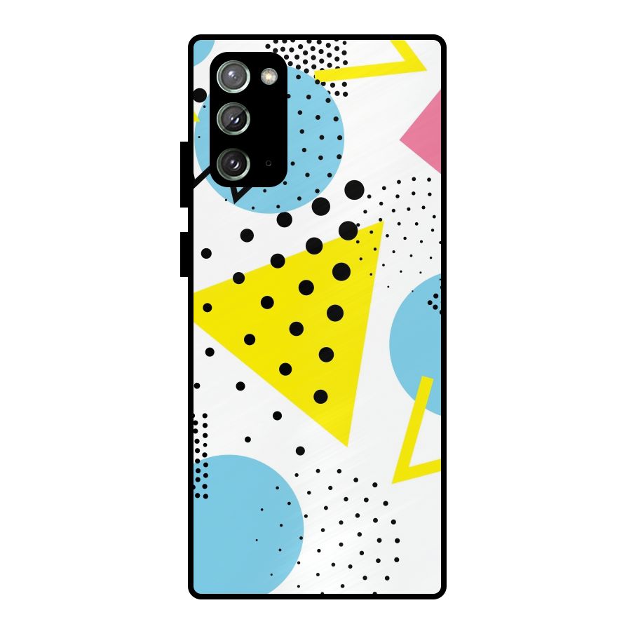 Abstract Geometry Metal Back Case for Galaxy Note 20