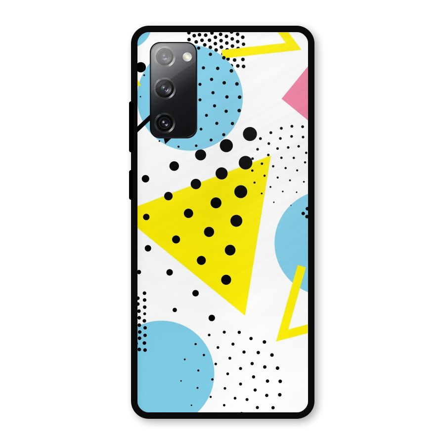 Abstract Geometry Metal Back Case for Galaxy S20 FE
