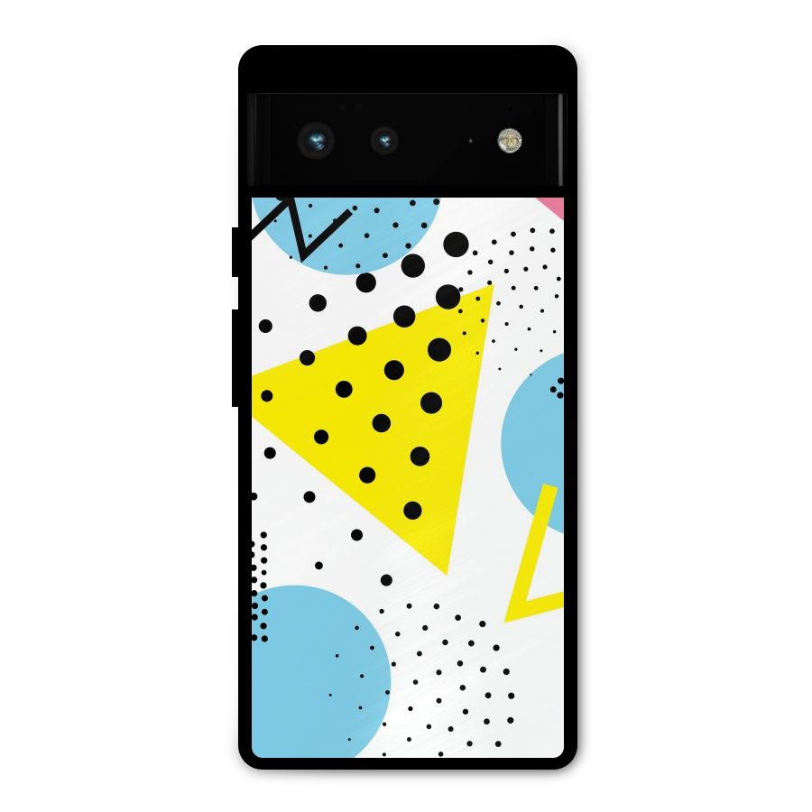 Abstract Geometry Metal Back Case for Google Pixel 6