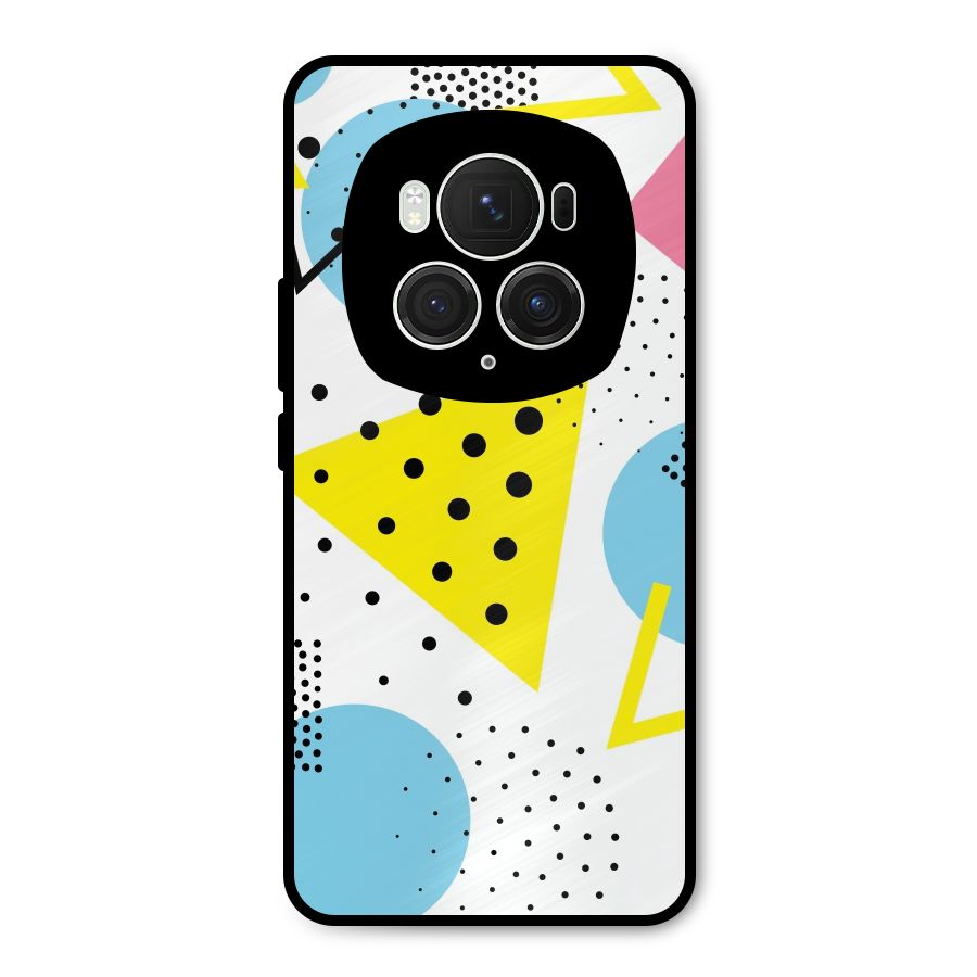 Abstract Geometry Metal Back Case for Honor Magic6 Pro