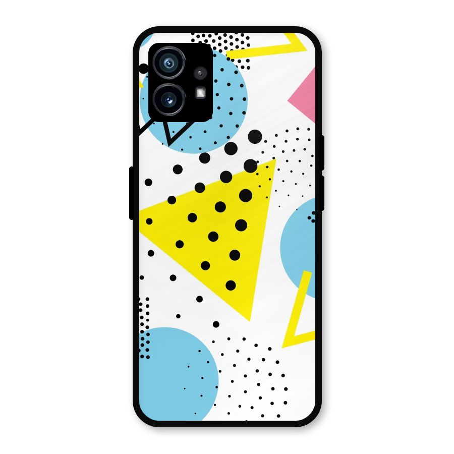 Abstract Geometry Metal Back Case for Nothing Phone 1
