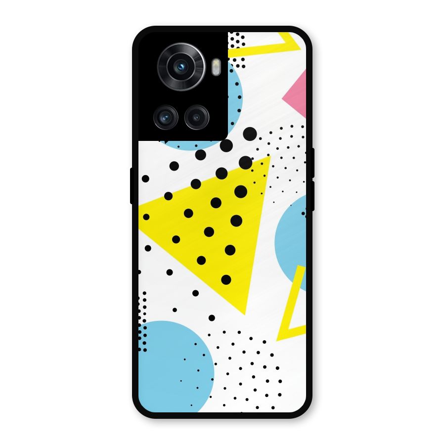 Abstract Geometry Metal Back Case for OnePlus 10R