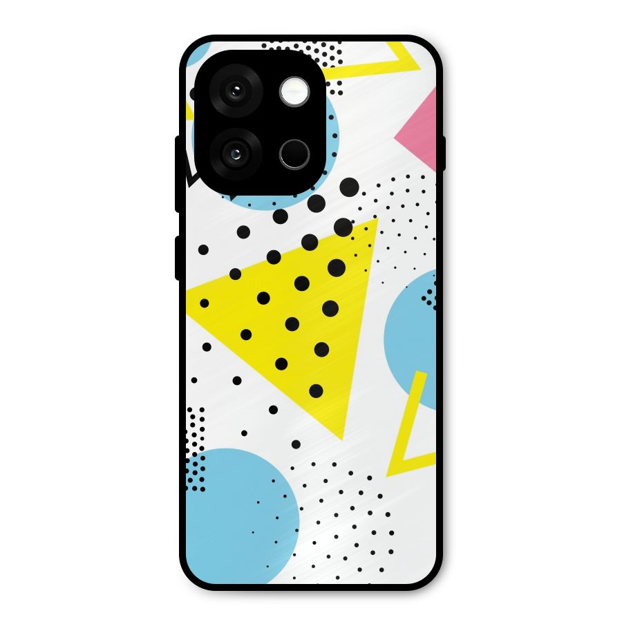 Abstract Geometry Metal Back Case for OnePlus 13s