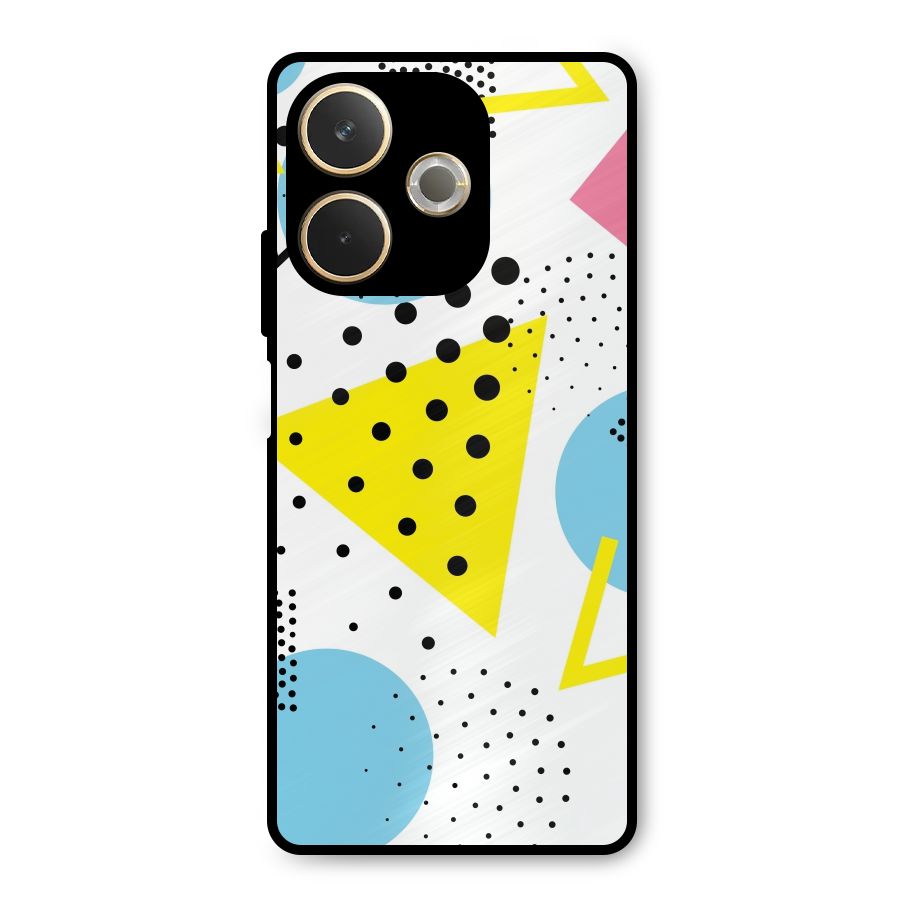 Abstract Geometry Metal Back Case for Oppo A5 Pro