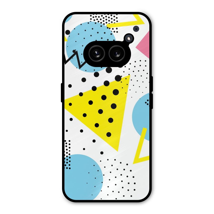Abstract Geometry Metal Back Case for Nothing Phone 2a