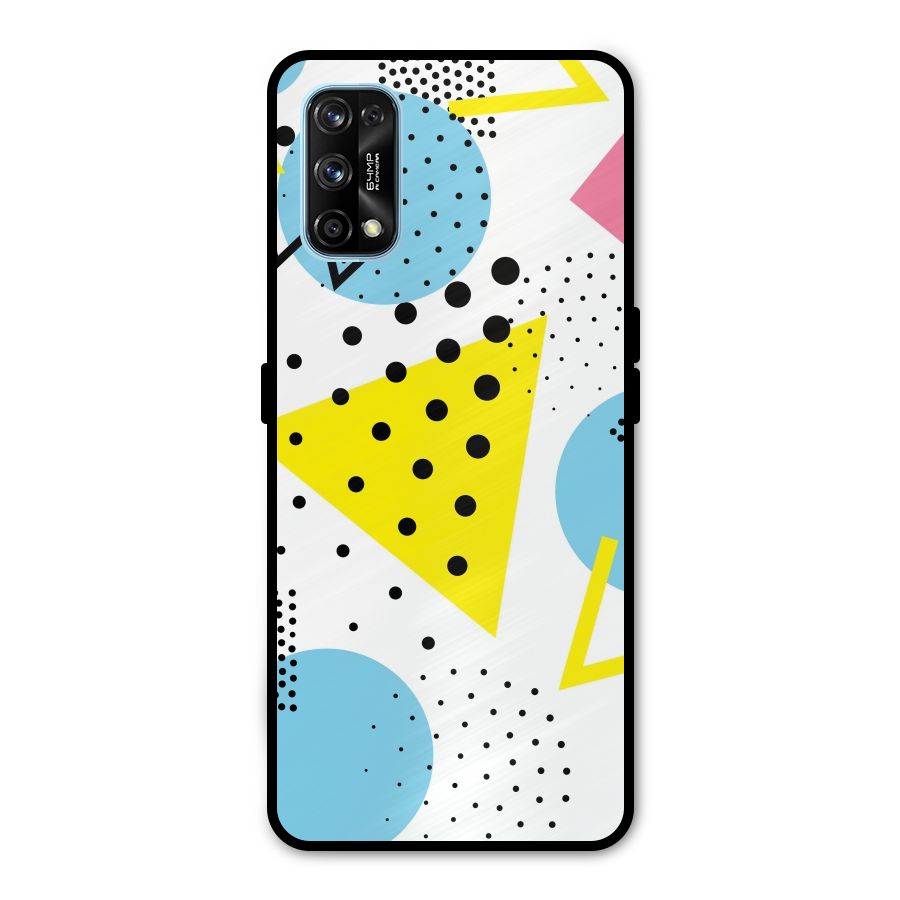 Abstract Geometry Metal Back Case for Realme 7 Pro