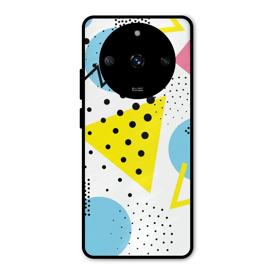 Abstract Geometry Metal Back Case for Realme Narzo 60 5G