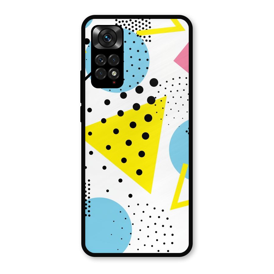 Abstract Geometry Metal Back Case for Redmi Note 11s