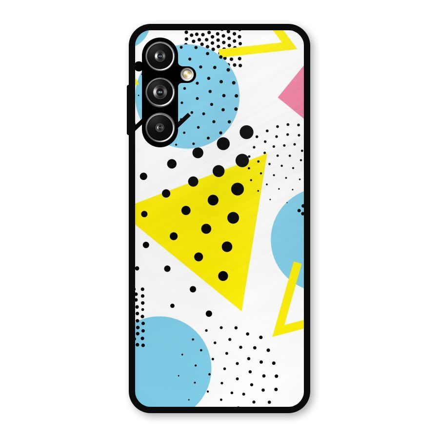 Abstract Geometry Metal Back Case for Samsung Galaxy M54