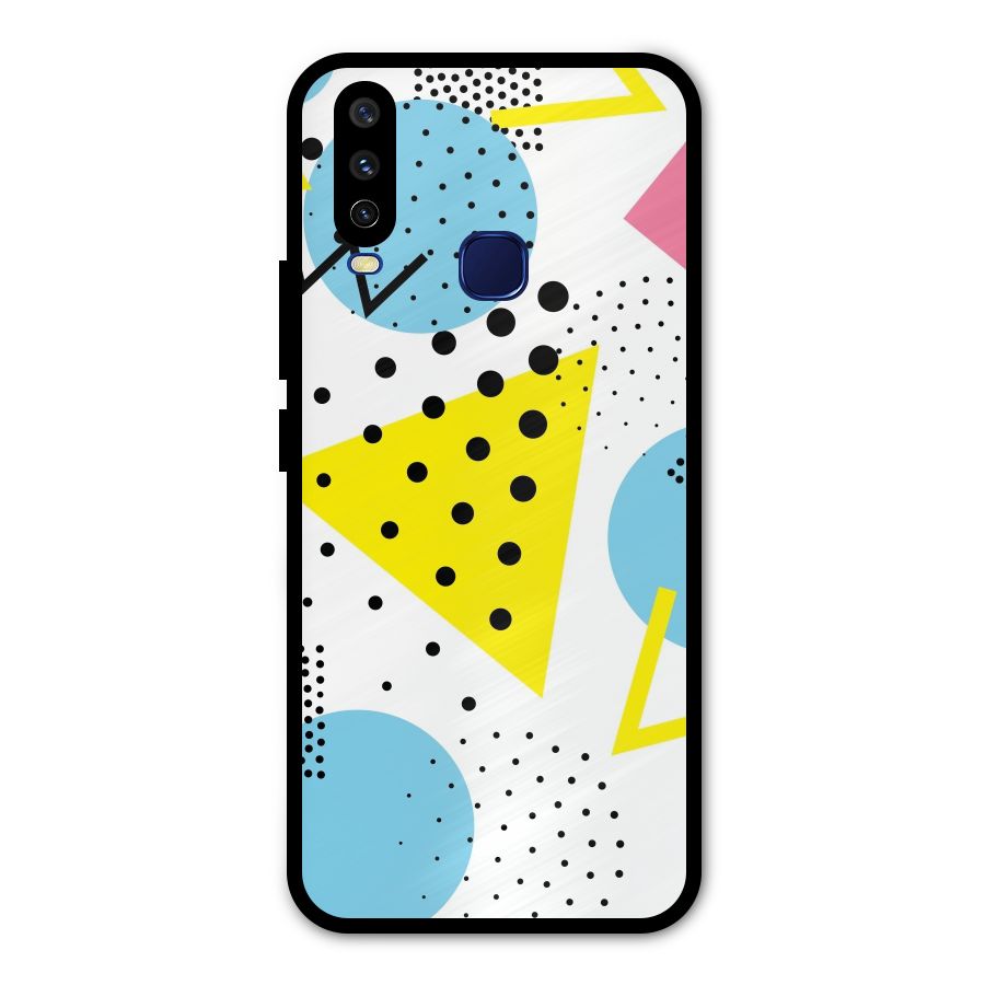 Abstract Geometry Metal Back Case for Vivo V17