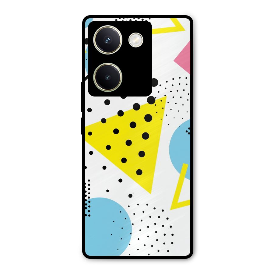 Abstract Geometry Metal Back Case for Vivo Y200 Pro