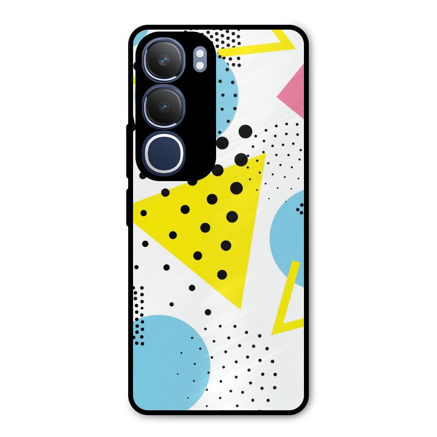 Abstract Geometry Metal Back Case for Vivo Y29