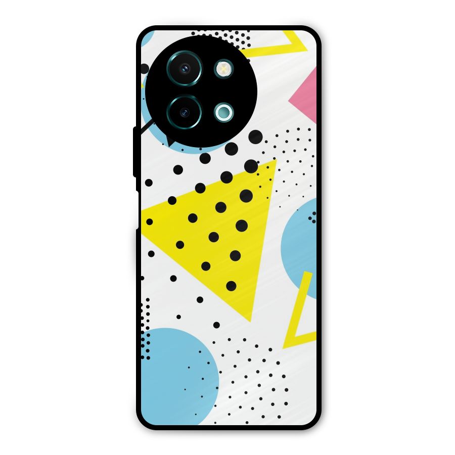 Abstract Geometry Metal Back Case for Vivo Y58