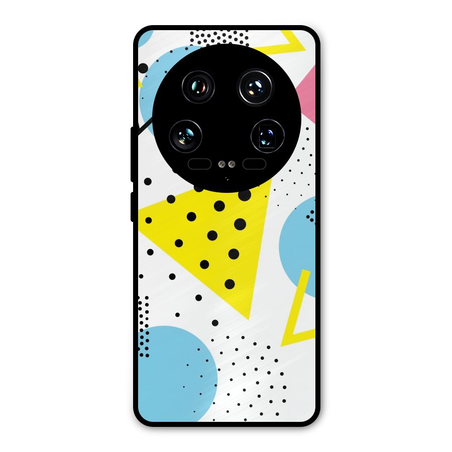 Abstract Geometry Metal Back Case for Xiaomi 14 Ultra
