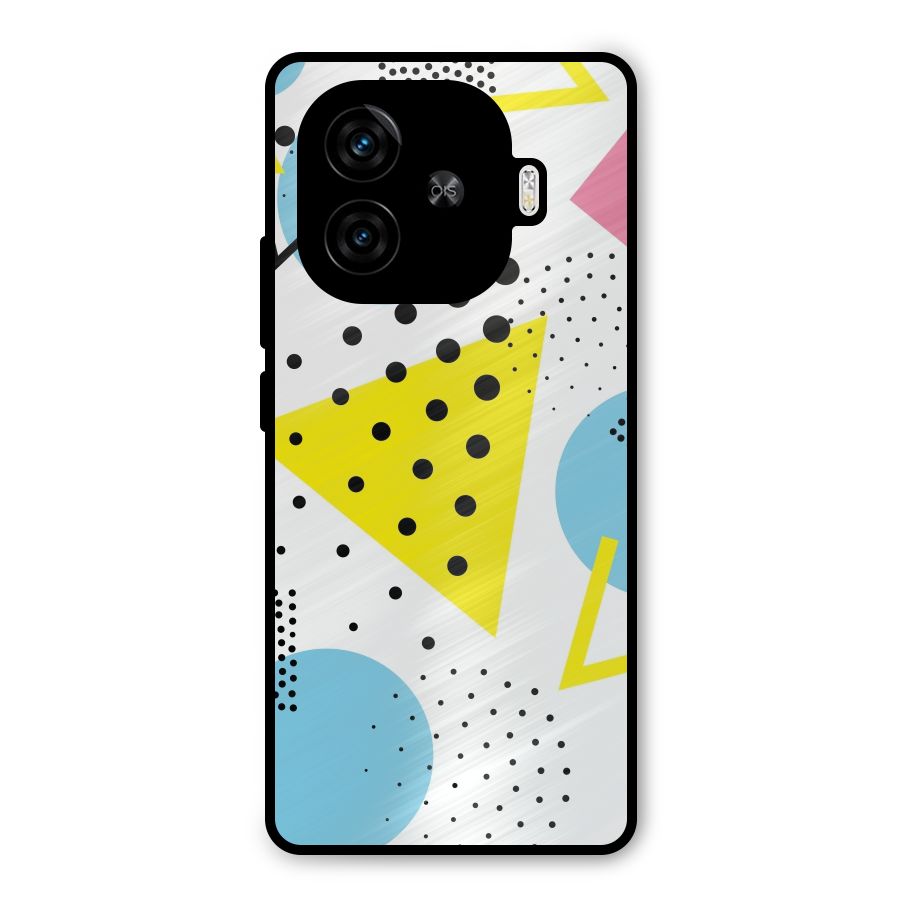 Abstract Geometry Metal Back Case for iQOO Neo 10R