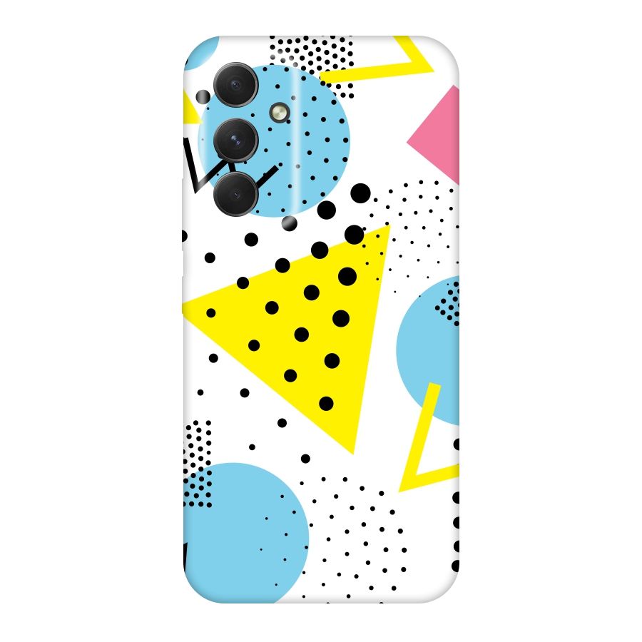 Abstract Geometry Original Polycarbonate Back Case for Galaxy A54