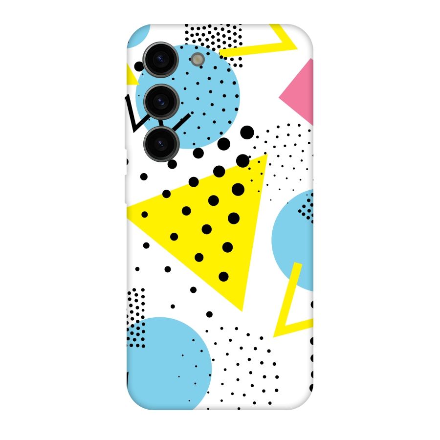 Abstract Geometry Original Polycarbonate Back Case for Galaxy S23