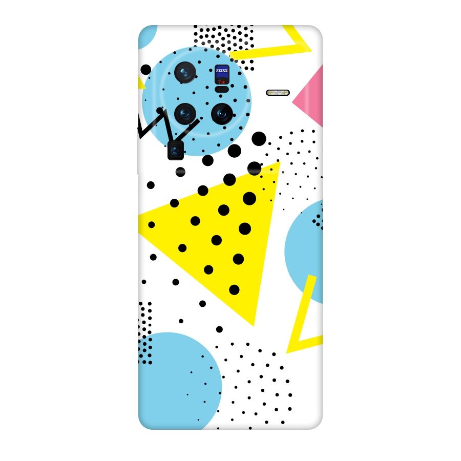 Abstract Geometry Original Polycarbonate Back Case for Vivo X80