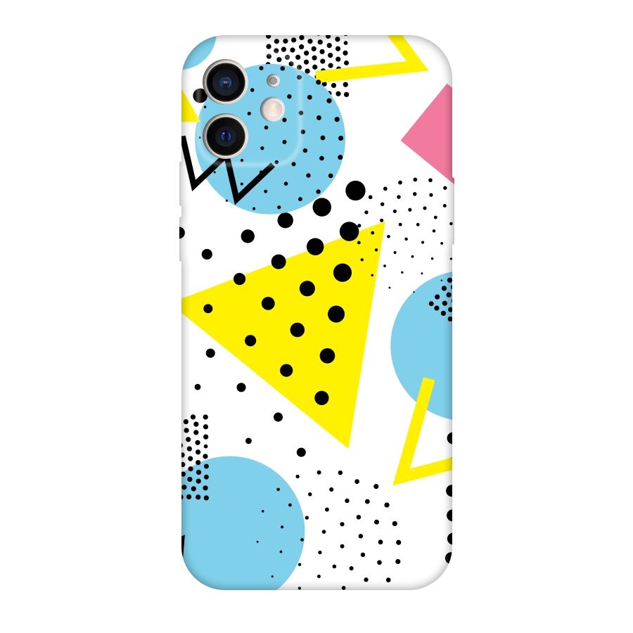 Abstract Geometry Original Polycarbonate Back Case for iPhone 12
