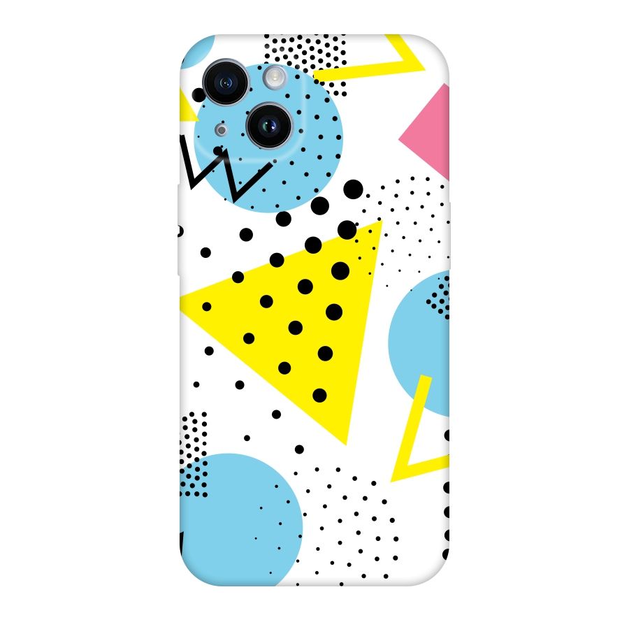 Abstract Geometry Original Polycarbonate Back Case for iPhone 14