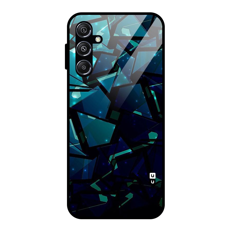 Abstract Glass Design Glass Back Case for Galaxy M34 5G