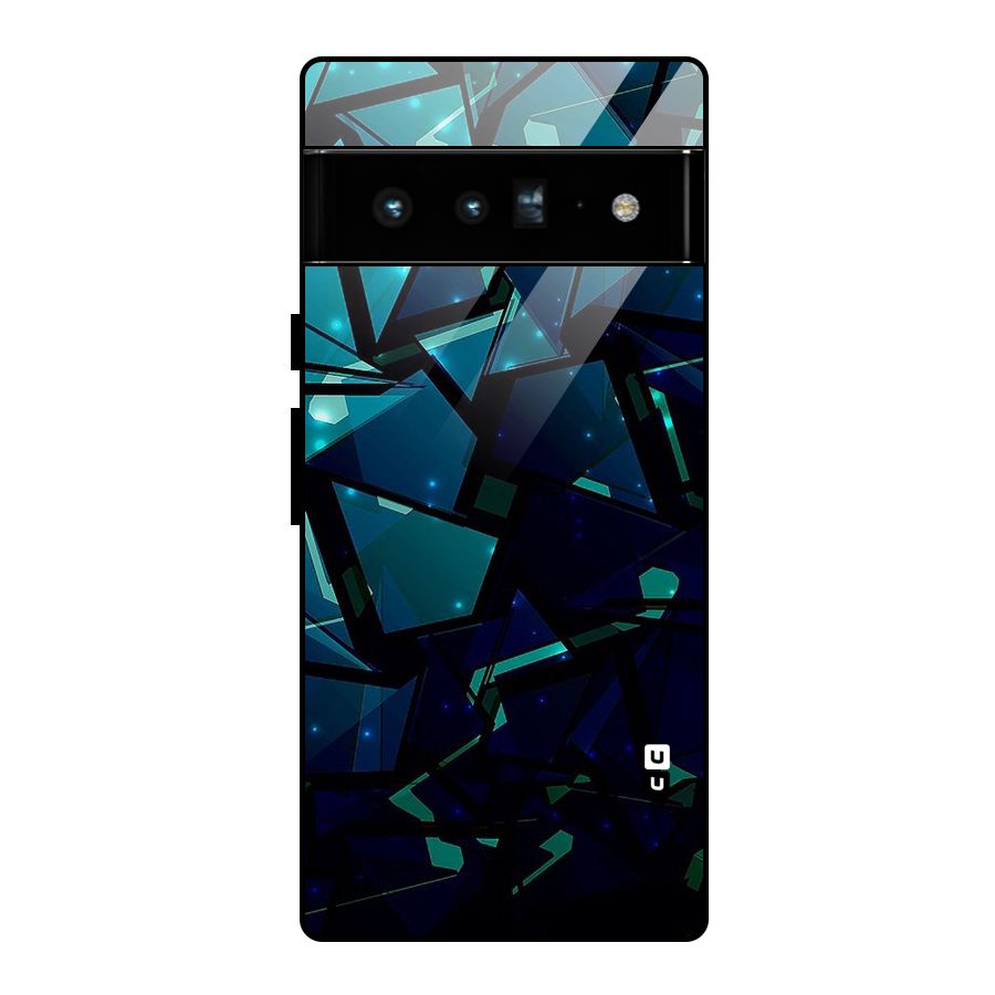 Abstract Glass Design Glass Back Case for Google Pixel 6 Pro
